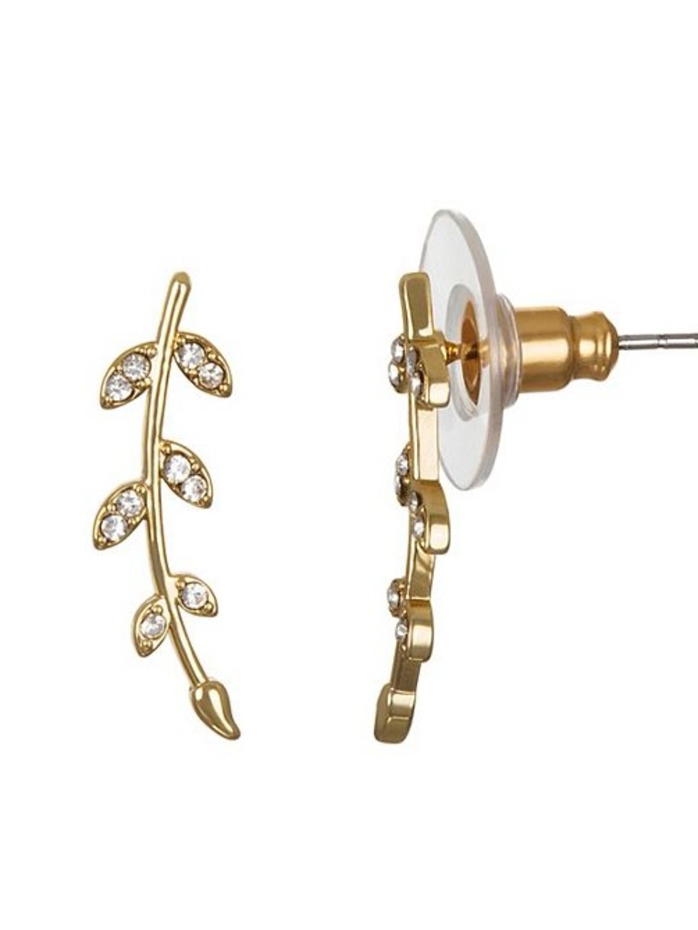 LC Lauren Conrad Pave Branch Climber Earrings Kohl’s drop new leaves leaf